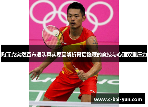 陶菲克突然宣布退队真实原因解析背后隐藏的竞技与心理双重压力