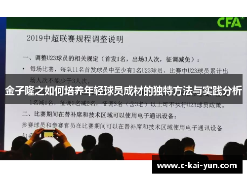 金子隆之如何培养年轻球员成材的独特方法与实践分析 金子隆之如何培养年轻球员成材的独特方法与实践分析